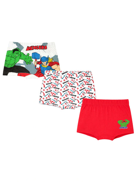 Boys Avengers Trunk Inner Elastic Pack of 3 - Bodycare