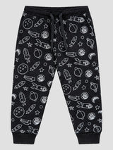 Baby Boys Printed Track Pant for Comfortable Casual Dressing, Lounge Wear and Easy Everyday Movement - Pack of 1