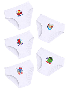 Boys Avengers Brief Inner Elastic Pack of 5 - Bodycare