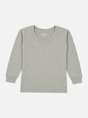Unisex Antibacterial Thermal Top with Round Neck and Full Sleeves for Winter Base Layering and Cold-Weather Comfort