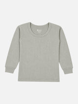 Unisex Antibacterial Thermal Top with Round Neck and Full Sleeves for Winter Base Layering and Cold-Weather Comfort