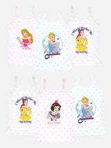 Girls Princess Vest Dori Neck Sleeveless Pack of 6 - Bodycare