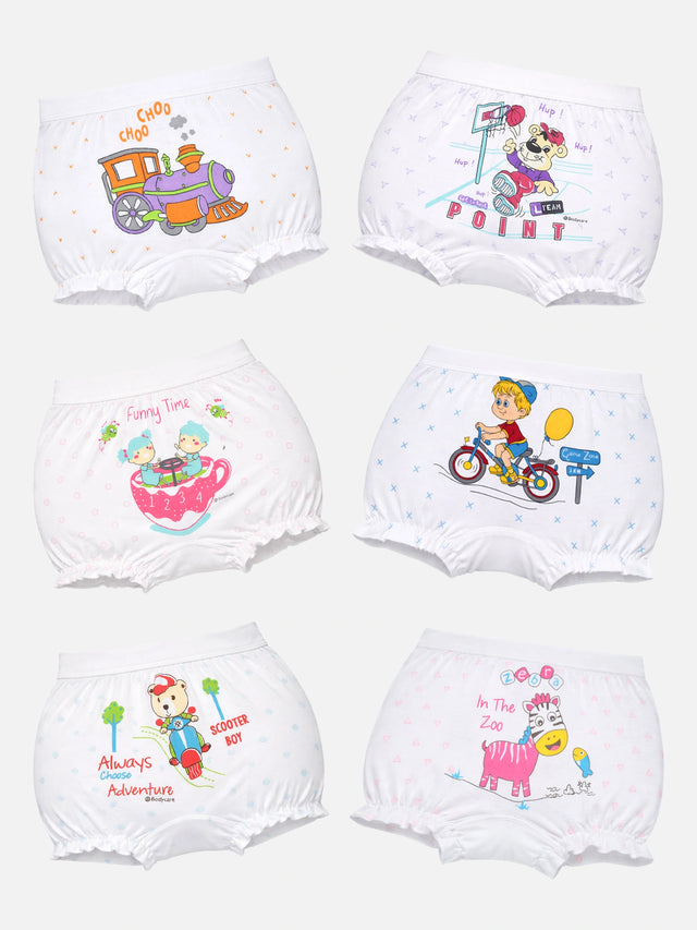 Unisex Cotton Spandex Bloomer Stretch Lycra Band Pack of 6 - Bodycare