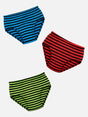 Girls 100% Cotton Panty Inner Elastic Pack of 3 - Bodycare