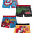 Boys Avengers Cotton Spandex Trunk Top Elastic Pack of 4 - Bodycare