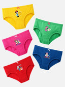 Girls Minnie & Friends Panty Inner Elastic Pack of 5 - Bodycare