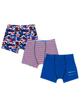 Boys 100% Cotton Trunk Inner Elastic Pack of 3 - Bodycare