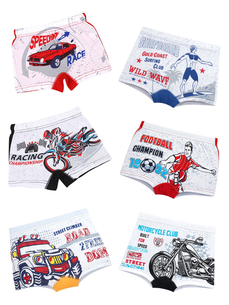 Boys Trunk Inner Elastic Pack of 6 - Bodycare
