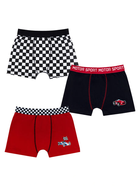 Boys 100% Cotton Trunk Top Elastic Pack of 3 - Bodycare