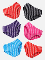 Girls Panty Lycra Waistband Pack of 6 - Bodycare