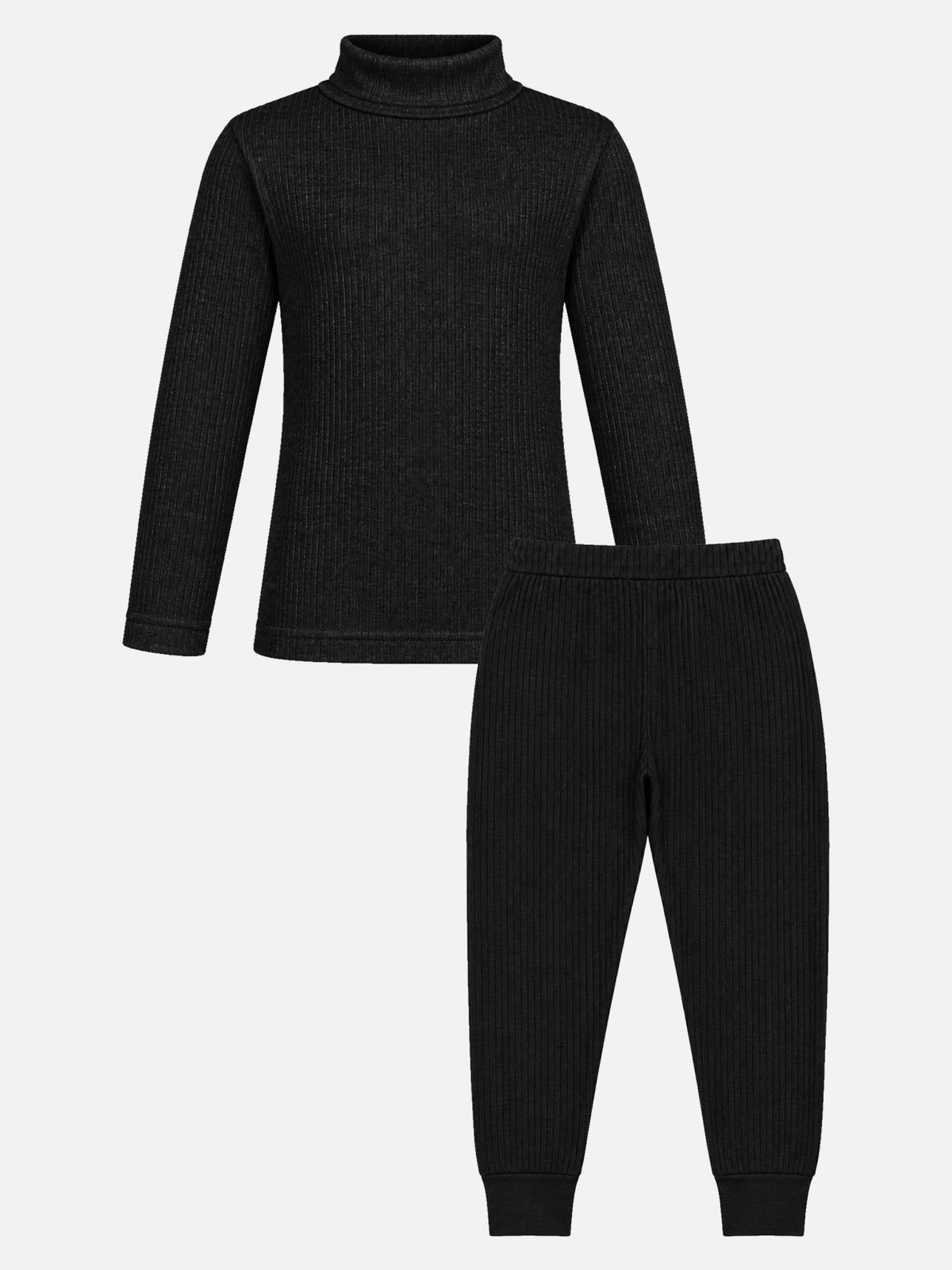 Unisex Full Sleeves High Neck Thermal Set for Winter Wear, Warm Base Layer Use and Cold Weather Comfort