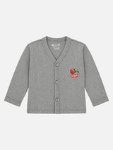 Unisex Baby Cotton Thermal Front Open Full Sleeves Top for Warm Winter Innerwear and Cold-Weather Comfort