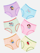 Girls Panty Top Elastic Pack of 6