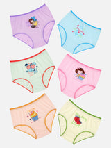 Girls Panty Top Elastic Pack of 6