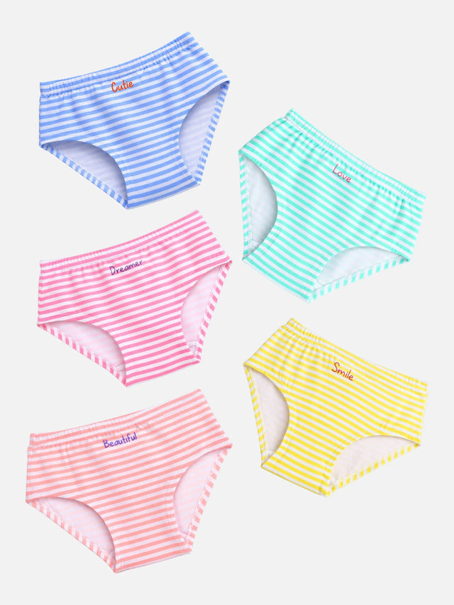 Girls Panty Inner Elastic Pack of 5 - Bodycare
