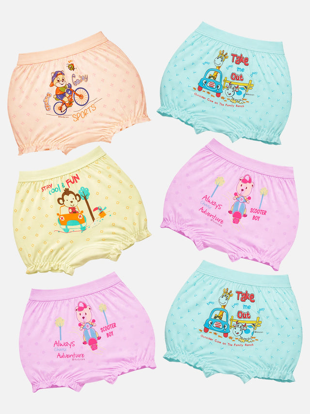 Unisex Cotton Spandex Bloomer Pack of 6 - Bodycare