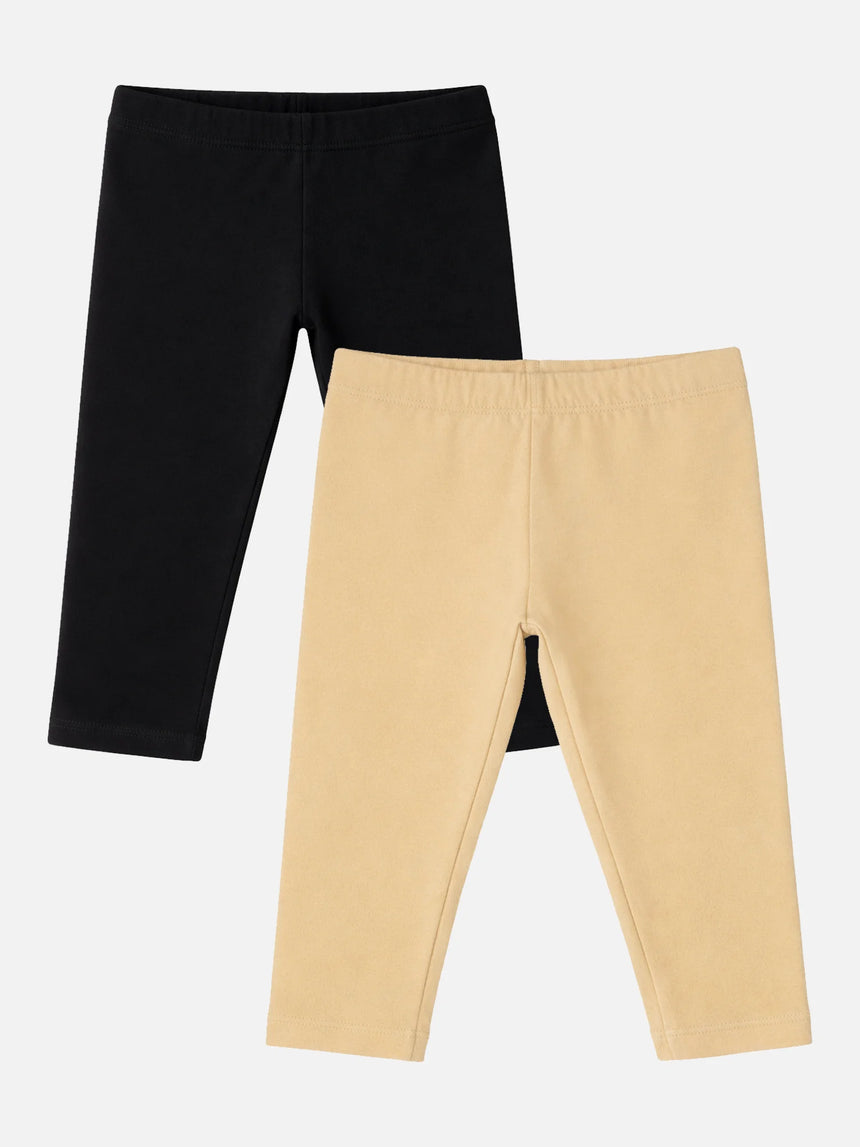 Girls Leggings Pack of 2