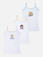 Girls Princess Vest Sleeveless Pack of 3 - Bodycare