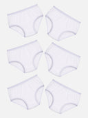 Girls Panty Top Elastic Pack of 6 - Bodycare
