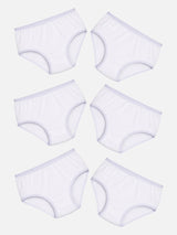 Girls Panty Top Elastic Pack of 6 - Bodycare