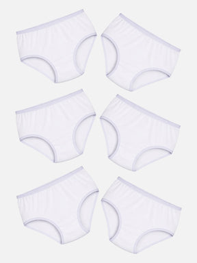 Girls Panty Top Elastic Pack of 6 - Bodycare