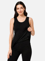 Women Sleeveless Thermal Top with Round Neck, Fur Fleece Inside Warmth and Winter Innerwear Comfort - Pack of 1