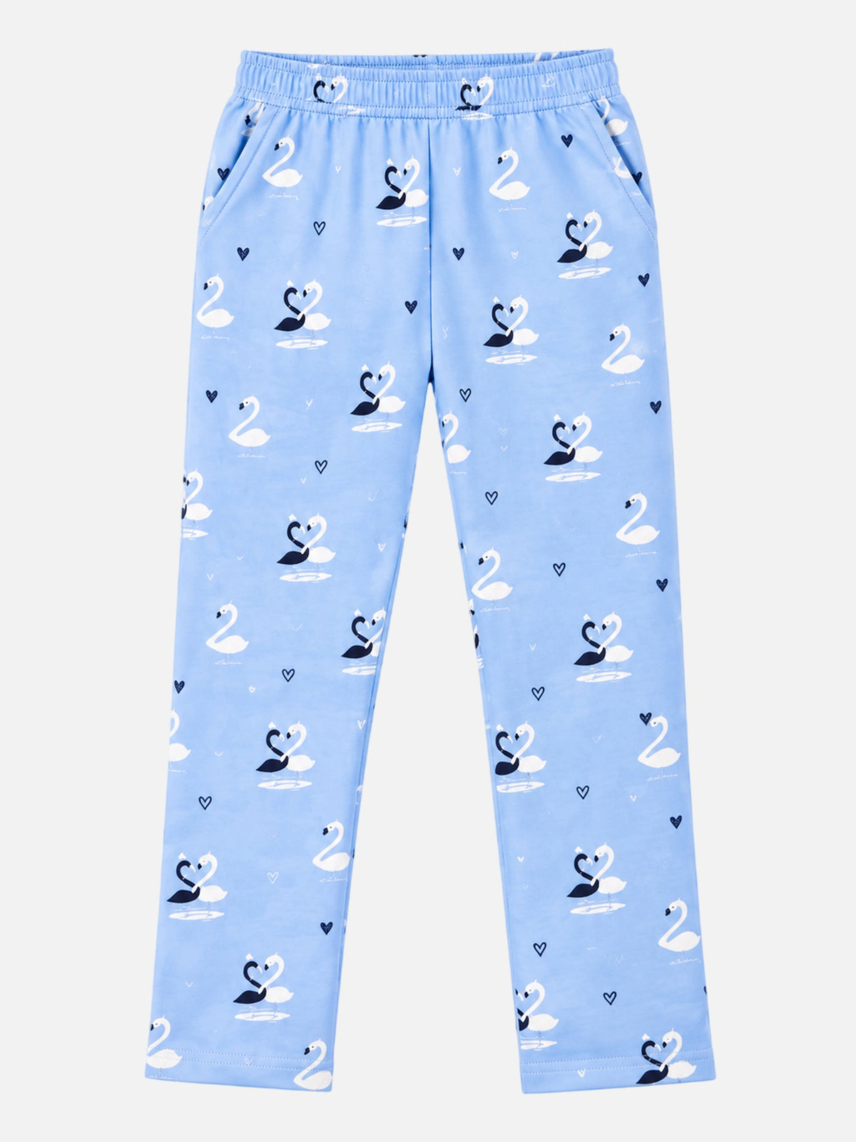 Women 100% Cotton Lower Pyjama with Side Pockets and Skinny Fit Track Pant Style for Casual Active Wear