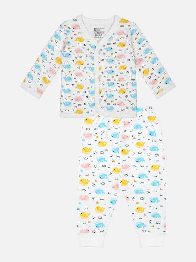 Unisex Front Open Thermal Suit with Fleece Fabric, Top and Full Pant Combo for Winter Innerwear Comfort