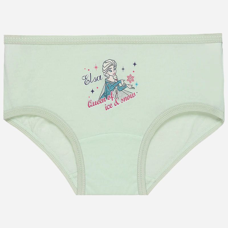 Bodycare Frozen Girls Cotton Panty Solid Pack Of 6