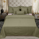 King Size Cotton Jersey Bedcover Camel Beige - Bodycare