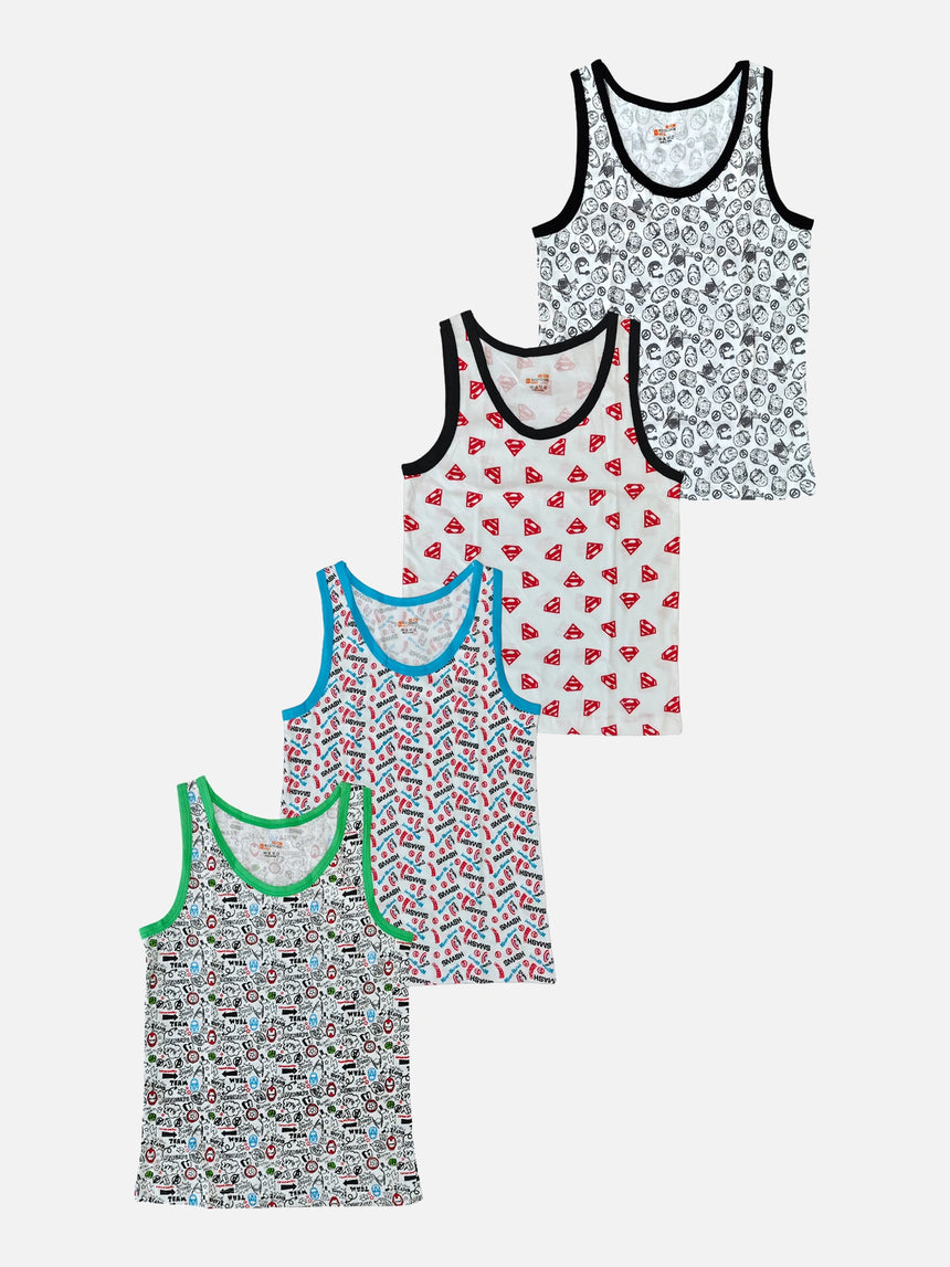 Boys Vest Round Neck Sleeveless