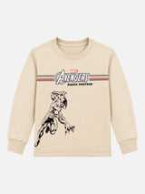 Boys Avengers Round Neck Full Sleeves Sweatshirt for Casual Wear, Lounge Comfort and Everyday Wardrobe Use
