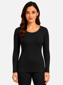 Women Thermal Top with Round Neck and Full Sleeves for Winter Layering, Everyday Warmth and Cold Weather Comfort