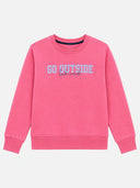 Girls Round Neck Full Sleeve Sweatshirt with Casual Wear Comfort, Lounge-Ready Styling and Regular Seasonal Use