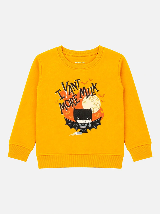 Baby Boys Printed Round Neck Full Sleeve Sweatshirt for Regular Casual Wear, Easy Comfort and Smart Everyday Styling