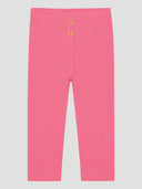 Baby Girls 100% Cotton Track Pant with Stretchable Elastic Waistband, Full Length Comfort and Casual Bottom Wear