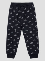 Baby Boys Printed Track Pant with Easy Movement Comfort for Casual Wear, Playtime and Everyday Lounge Use - Pack of 1