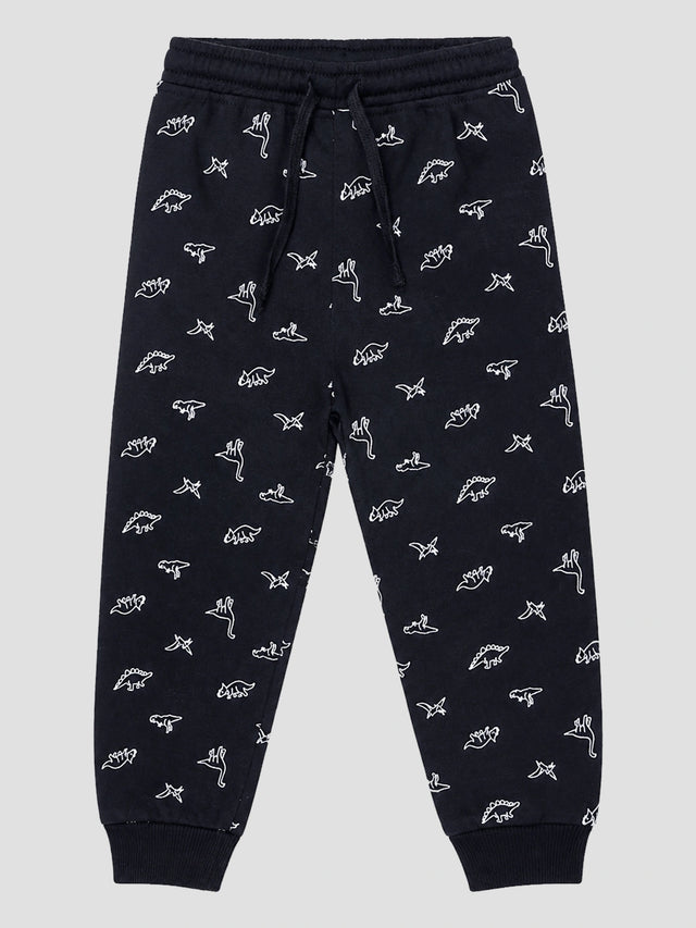 Baby Boys Printed Track Pant with Easy Movement Comfort for Casual Wear, Playtime and Everyday Lounge Use - Pack of 1