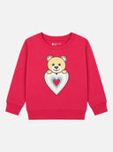 Baby Girls Round Neck Full Sleeve Sweatshirt for Easy Casual Styling, Regular Wear and Comfortable Movement