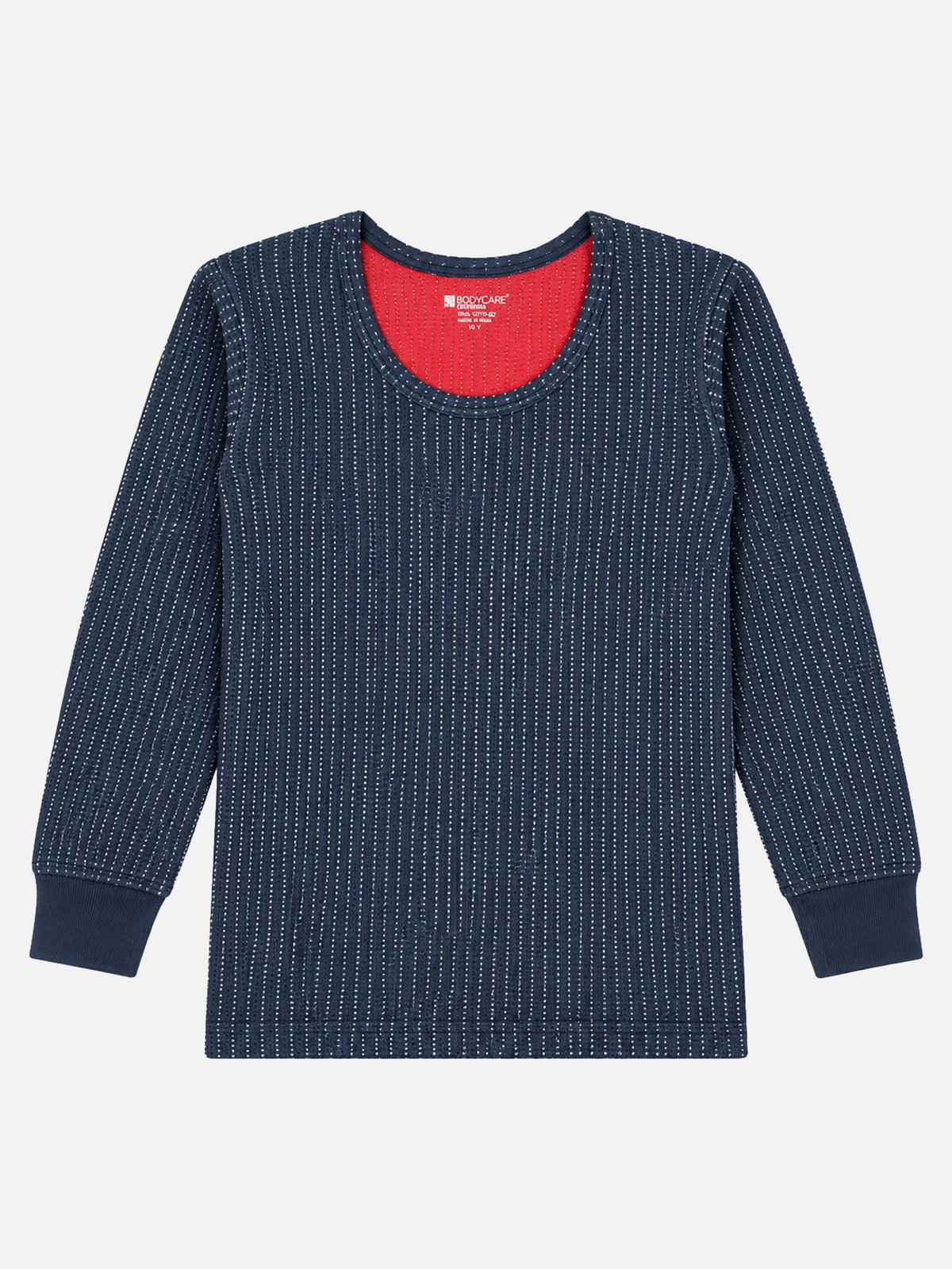 Unisex Antibacterial Thermal Top with Round Neck and Full Sleeves for Winter Base Layering and Cold-Weather Comfort