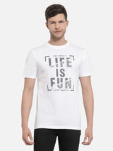 Men T-Shirt Round Neck Half Sleeves with Clean Everyday Styling for Casual Wear and Wardrobe Basics Essentials