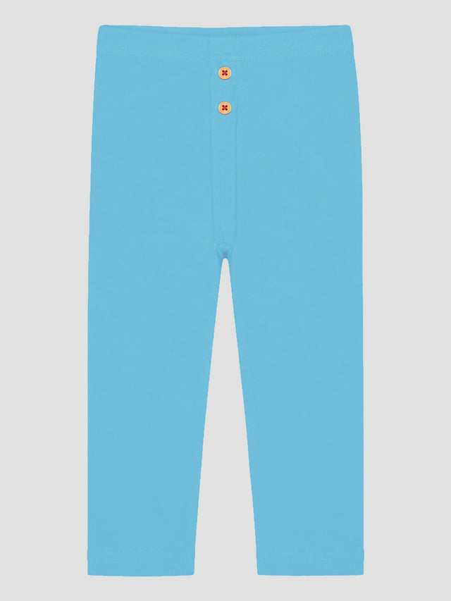 Baby Girls Cotton Blend Full Length Track Pant with Soft Stretchable Fabric and Elastic Waistband for Casual Bottom Wear