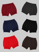 Unisex 100% Cotton Bloomer with Printed Styling for Comfortable Everyday Innerwear Use and Regular Essentials - Pack of 6