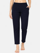Women 100% Cotton Track Pant with Side Pockets and Solid Sports Jogger Styling for Workout, Gym and Active Wear
