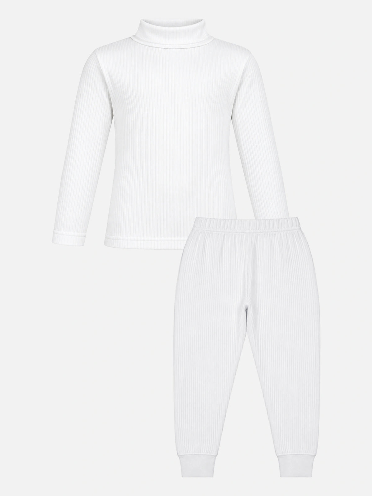Unisex High Neck Full Sleeves Thermal Set for Winter Wear, Warm Base Layer Comfort and Cold Weather Use