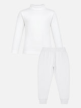 Unisex High Neck Full Sleeves Thermal Set for Winter Wear, Warm Base Layer Comfort and Cold Weather Use