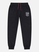 Boys French Terry Cotton Track Pant Regular Fit Joggers for Activewear, Playtime and Casual Comfort - Pack of 1