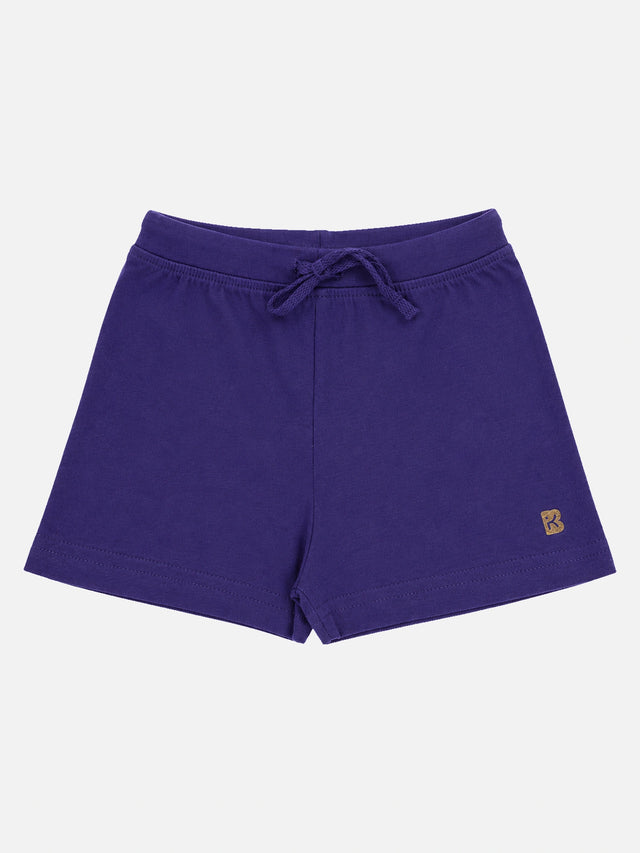 Baby Girls 100% Cotton Solid Shorts for Everyday Casual Wear, Easy Movement and Lounge Comfort - Pack of 1