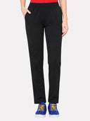 Women Cotton Track Pant with Side Pockets and Regular Fit Jogger Style for Active Casual Wear and Easy Movement