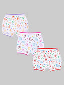 Unisex Bloomer Innerwear with Top Elastic Waist for Easy Fit, Comfortable Coverage and Everyday Essentials - Pack of 3